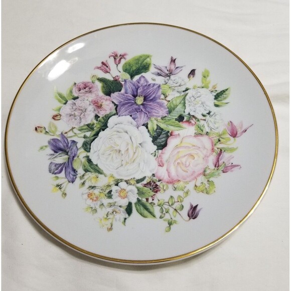 Rare Franklin Mint from Majesty of Roses "Beauty Ascending"Plate #C-2003 Limited - Picture 1 of 4